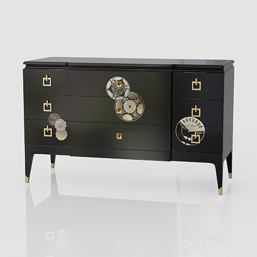 Modélisation 3D commode classique - Taillardat