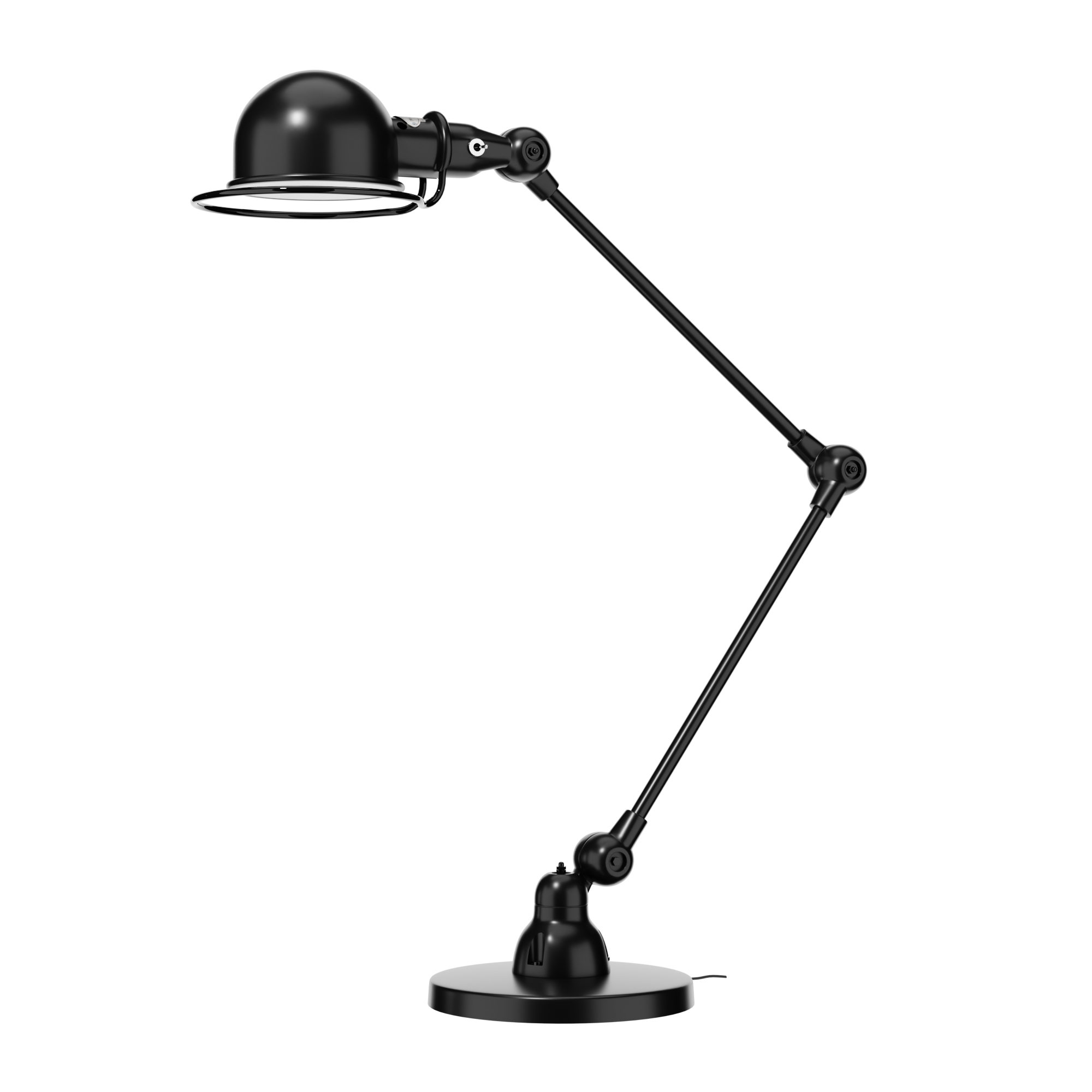 Jieldé Loft D6440 preto fosco, packshot 3D renderização estúdio virtual