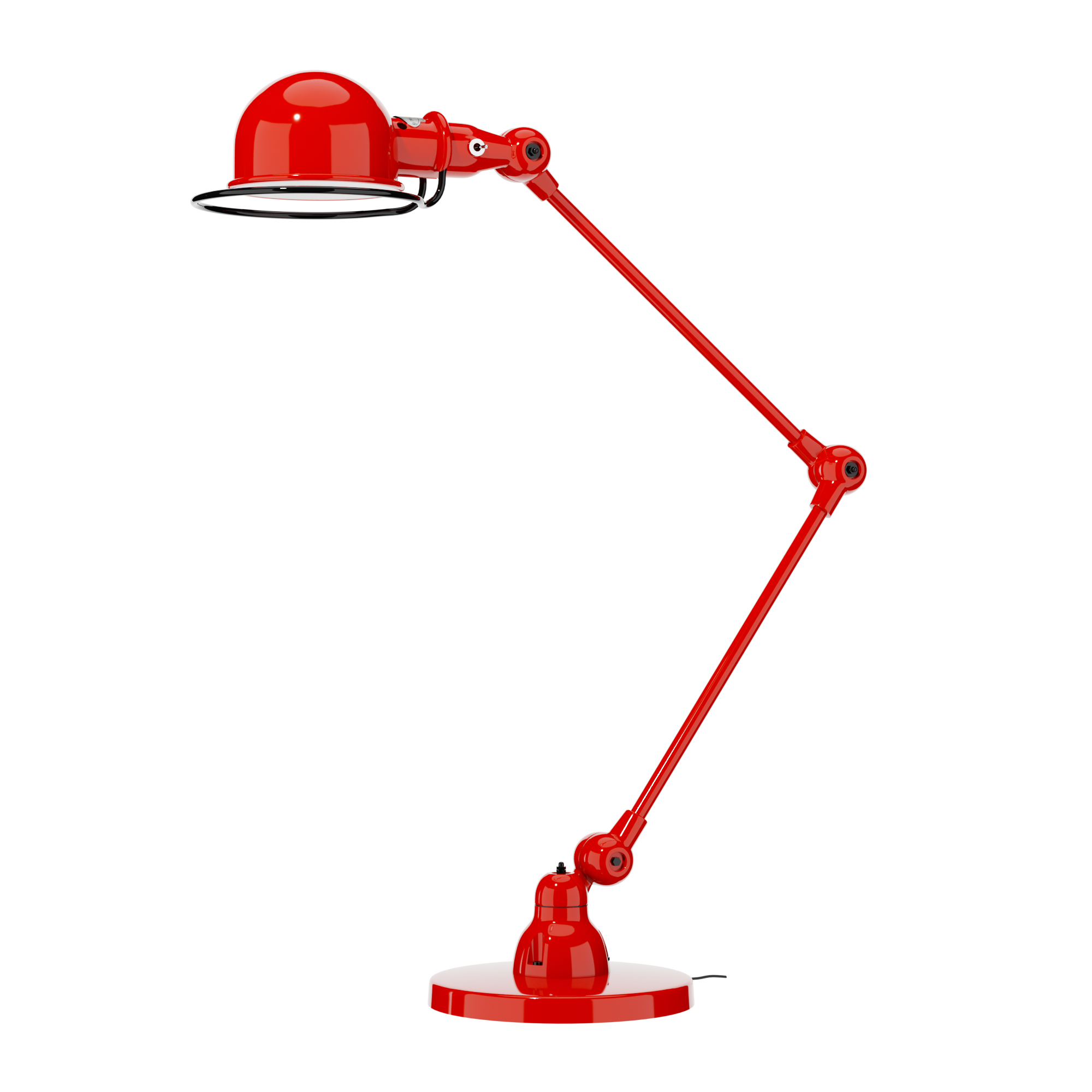 Jieldé Loft D6440 vermelho brilhante, packshot 3D estúdio virtual