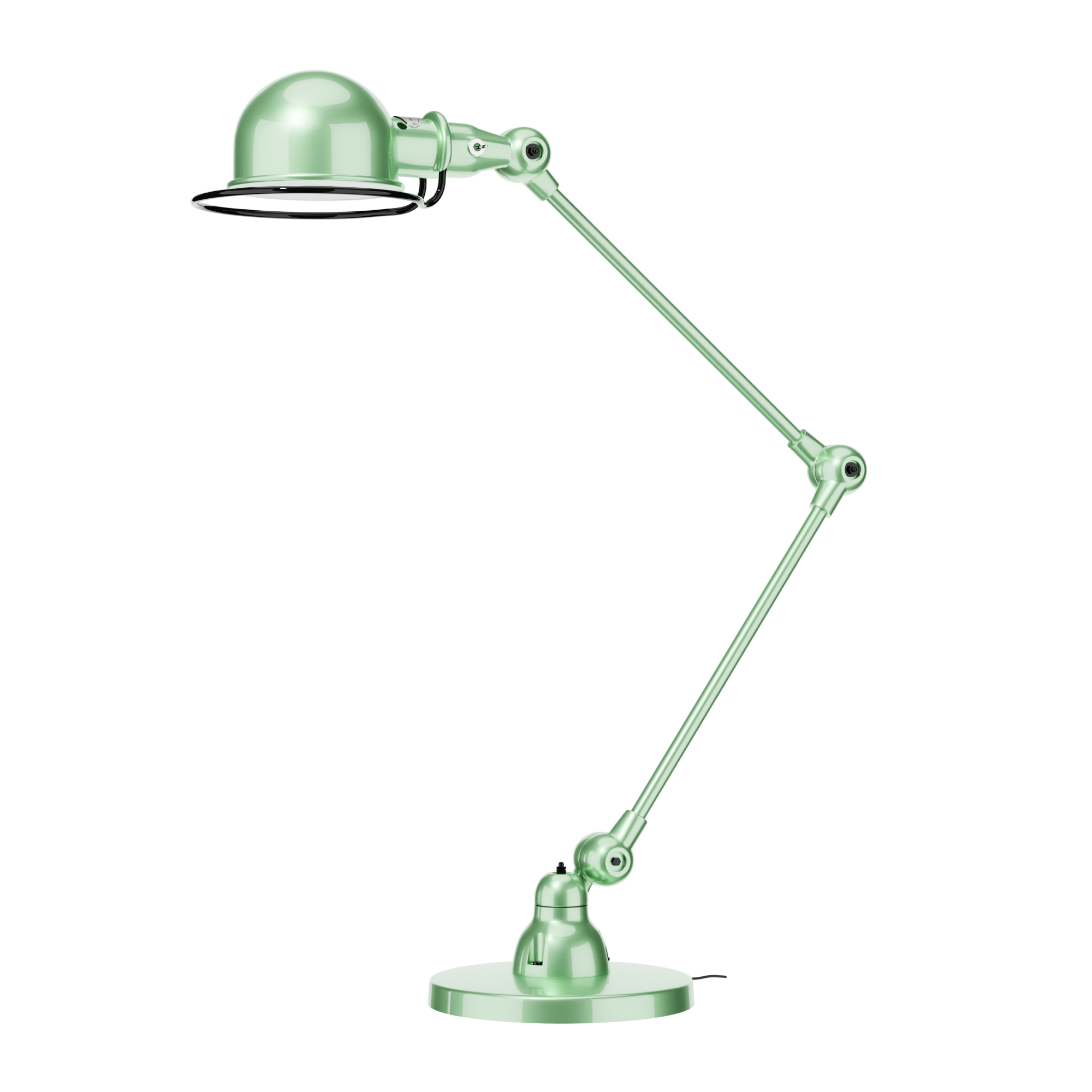 Jieldé Loft D6440 verde vespa brilhante, packshot 3D Lampyre