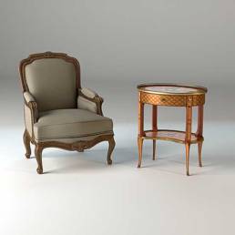 furniture mobilier 3D catalogue réaliste
