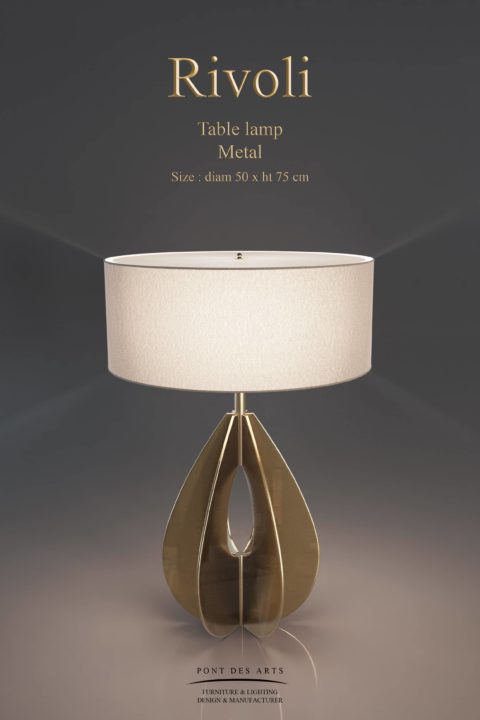 lampe de table pont des arts mobilier luxe configurateur