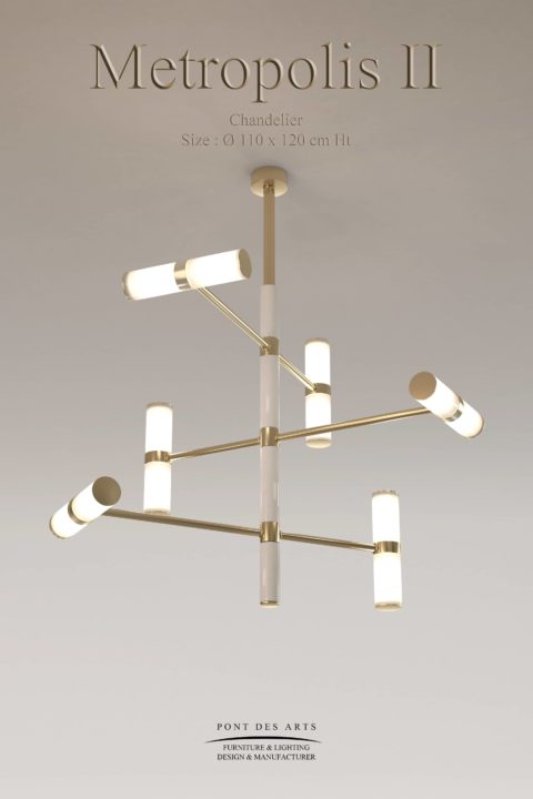 modelisation tube lumineux pour chandelier