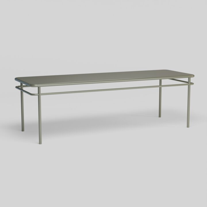 table métal Tolix couleur ral gris