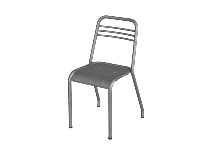 Chaise en métal galvanisé configurateur meuble extérieur jardin