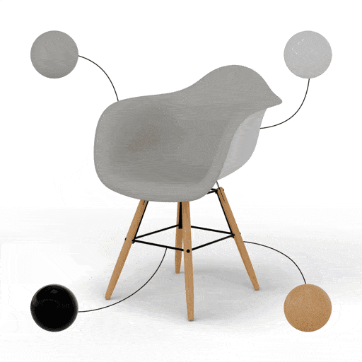 configurator 3D furniture modelisation texture material